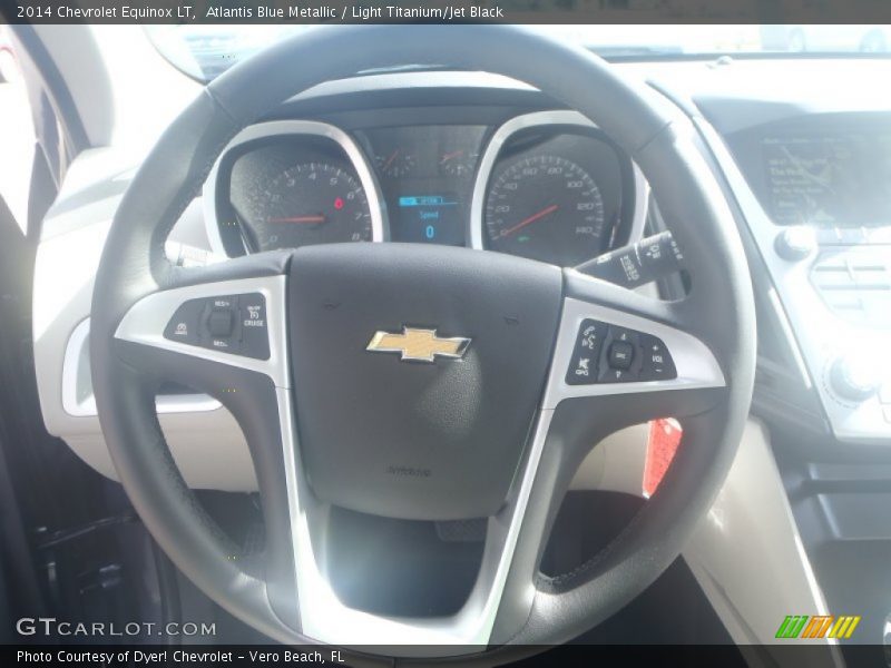 Atlantis Blue Metallic / Light Titanium/Jet Black 2014 Chevrolet Equinox LT