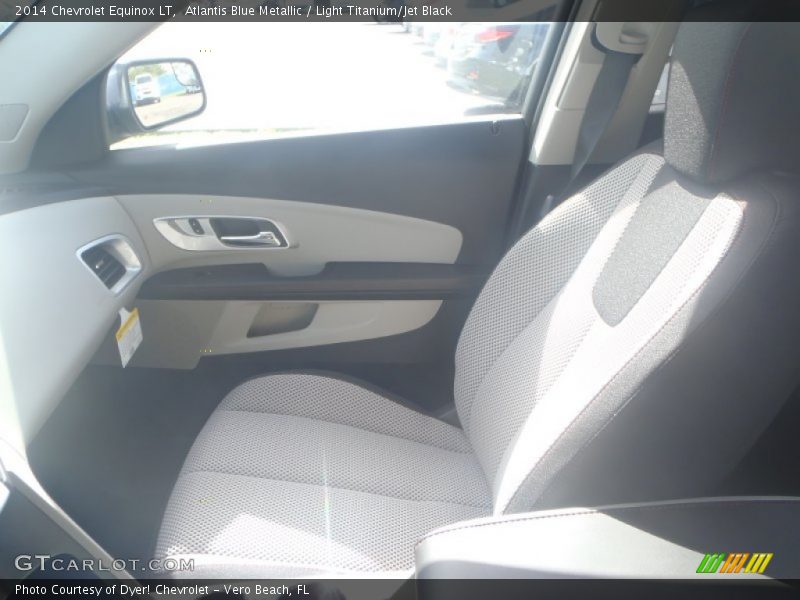 Atlantis Blue Metallic / Light Titanium/Jet Black 2014 Chevrolet Equinox LT