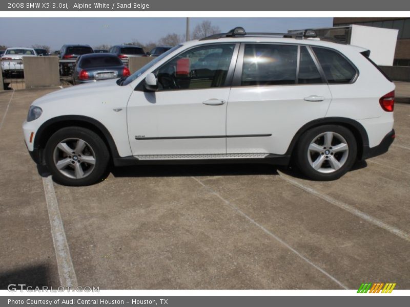 Alpine White / Sand Beige 2008 BMW X5 3.0si
