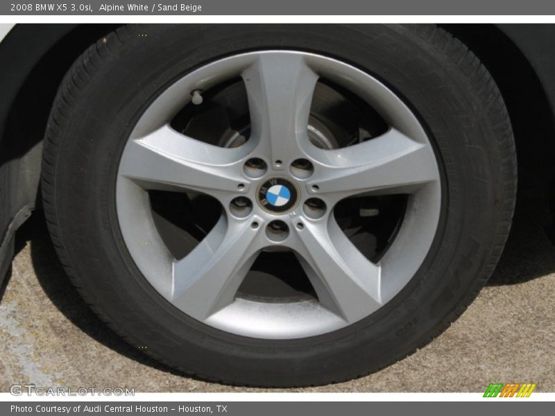 Alpine White / Sand Beige 2008 BMW X5 3.0si