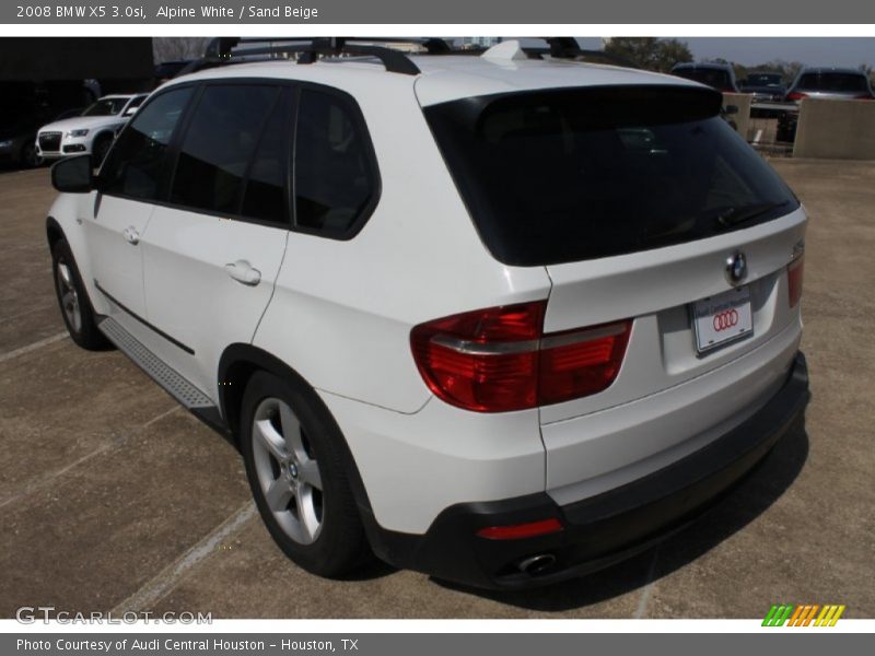 Alpine White / Sand Beige 2008 BMW X5 3.0si