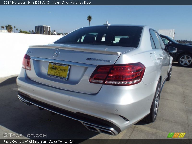 Iridium Silver Metallic / Black 2014 Mercedes-Benz E 63 AMG