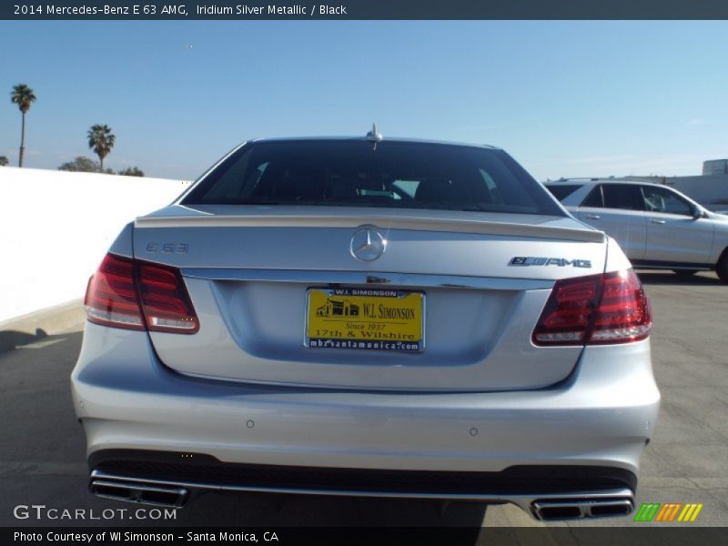 Iridium Silver Metallic / Black 2014 Mercedes-Benz E 63 AMG