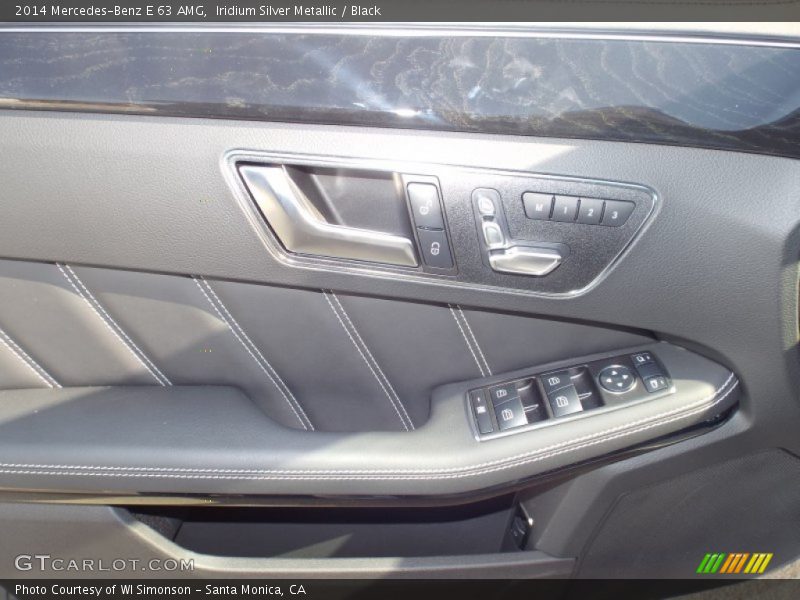 Iridium Silver Metallic / Black 2014 Mercedes-Benz E 63 AMG