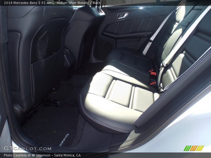 Rear Seat of 2014 E 63 AMG