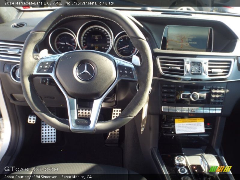 Dashboard of 2014 E 63 AMG