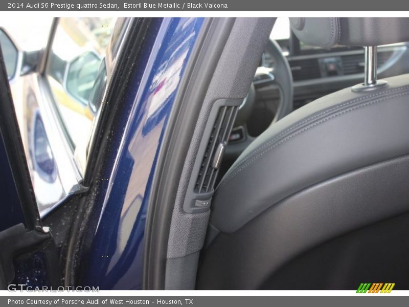 Estoril Blue Metallic / Black Valcona 2014 Audi S6 Prestige quattro Sedan
