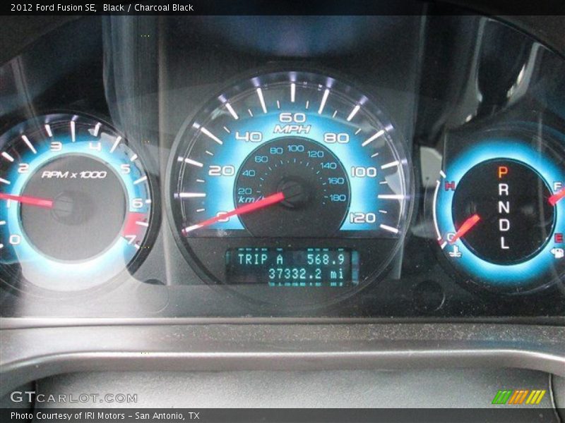 Black / Charcoal Black 2012 Ford Fusion SE