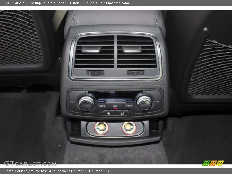 Estoril Blue Metallic / Black Valcona 2014 Audi S6 Prestige quattro Sedan