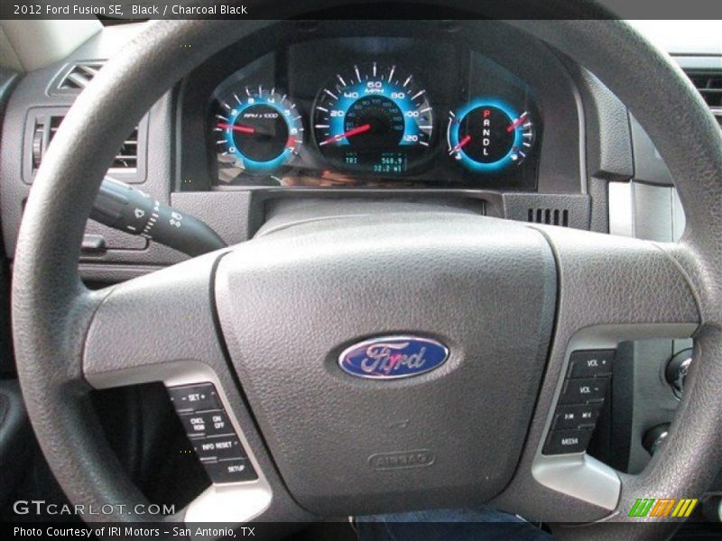 Black / Charcoal Black 2012 Ford Fusion SE