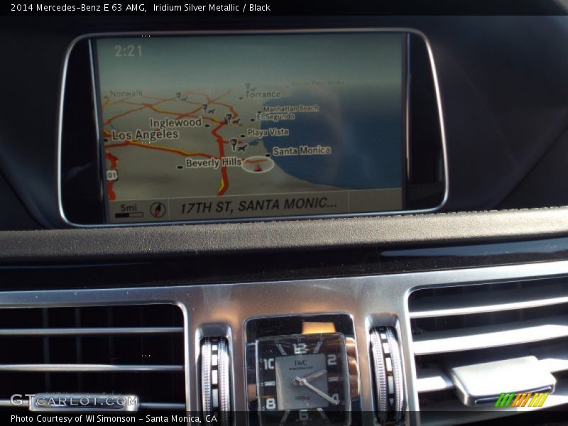 Iridium Silver Metallic / Black 2014 Mercedes-Benz E 63 AMG