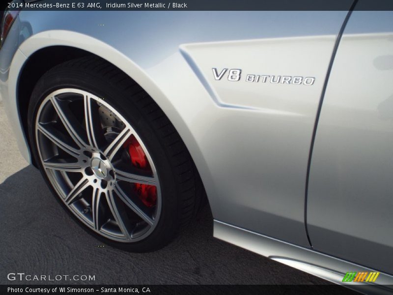 Iridium Silver Metallic / Black 2014 Mercedes-Benz E 63 AMG