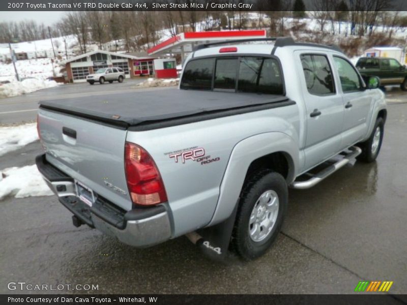 Silver Streak Mica / Graphite Gray 2007 Toyota Tacoma V6 TRD Double Cab 4x4