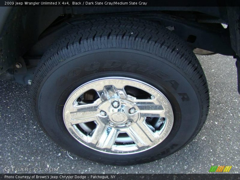 Black / Dark Slate Gray/Medium Slate Gray 2009 Jeep Wrangler Unlimited X 4x4