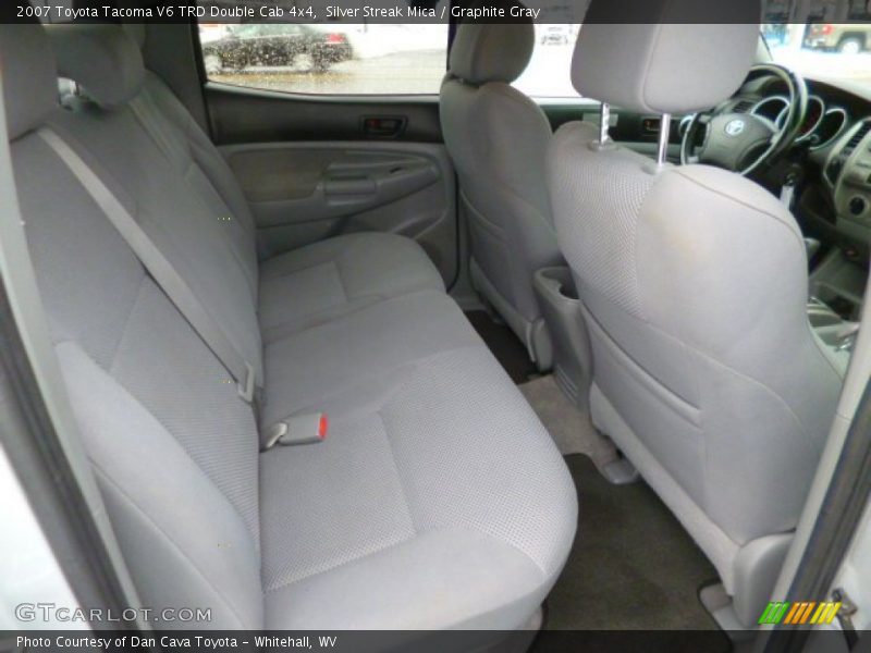 Silver Streak Mica / Graphite Gray 2007 Toyota Tacoma V6 TRD Double Cab 4x4
