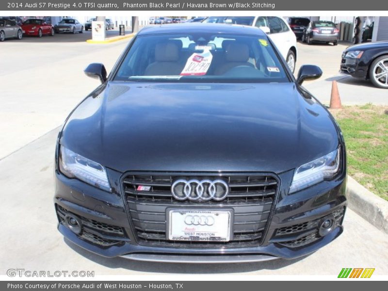 Phantom Black Pearl / Havana Brown w/Black Stitching 2014 Audi S7 Prestige 4.0 TFSI quattro