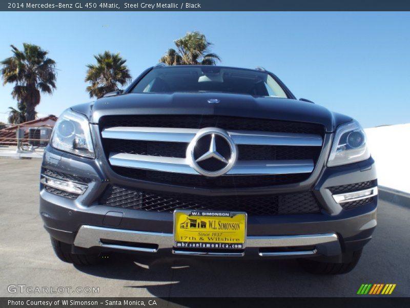 Steel Grey Metallic / Black 2014 Mercedes-Benz GL 450 4Matic