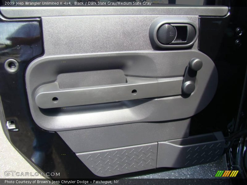 Black / Dark Slate Gray/Medium Slate Gray 2009 Jeep Wrangler Unlimited X 4x4