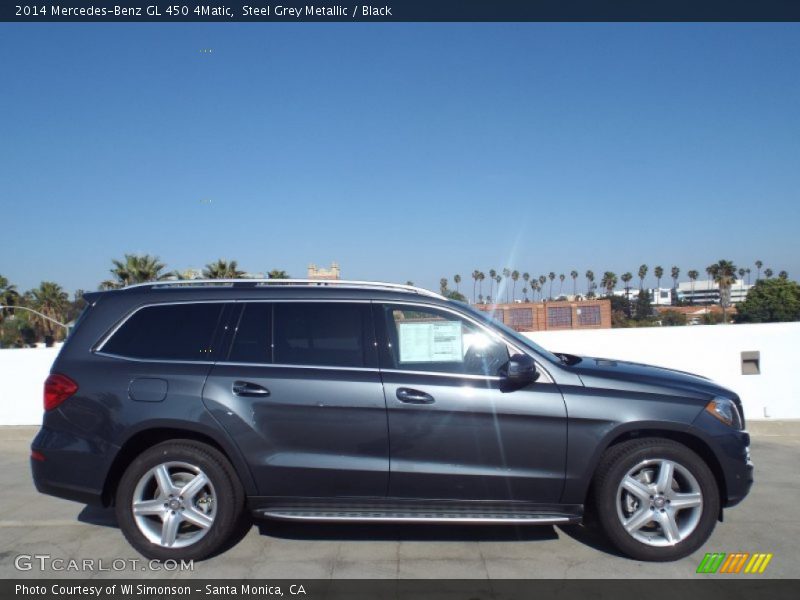 Steel Grey Metallic / Black 2014 Mercedes-Benz GL 450 4Matic