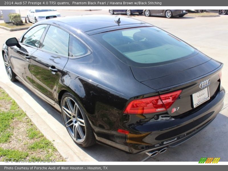 Phantom Black Pearl / Havana Brown w/Black Stitching 2014 Audi S7 Prestige 4.0 TFSI quattro