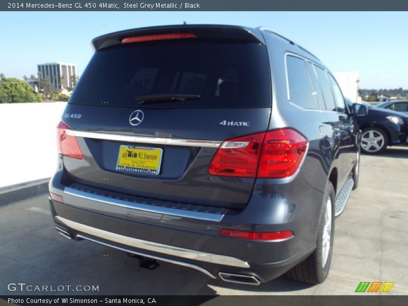 Steel Grey Metallic / Black 2014 Mercedes-Benz GL 450 4Matic
