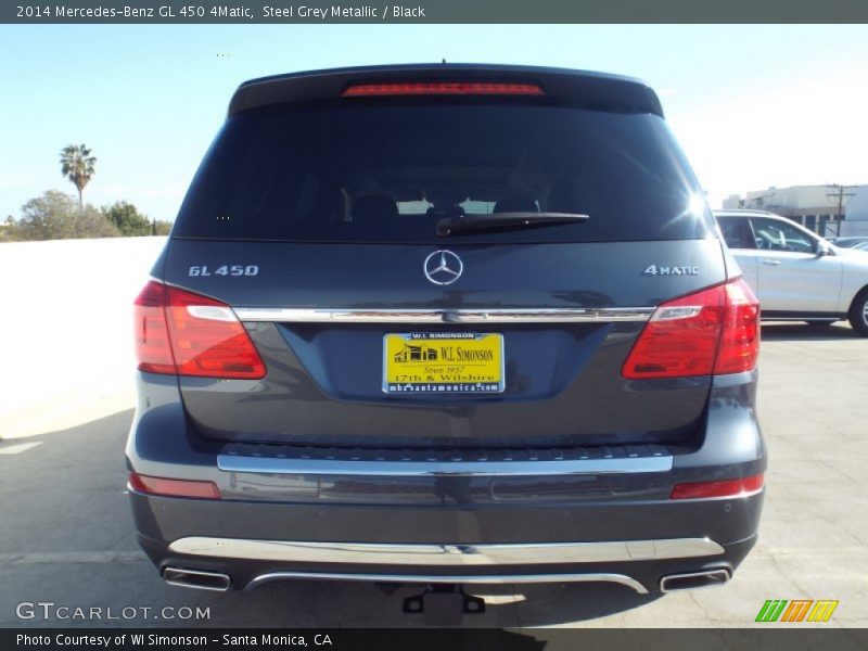 Steel Grey Metallic / Black 2014 Mercedes-Benz GL 450 4Matic