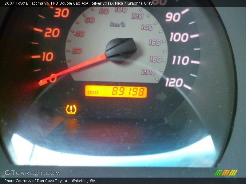 Silver Streak Mica / Graphite Gray 2007 Toyota Tacoma V6 TRD Double Cab 4x4