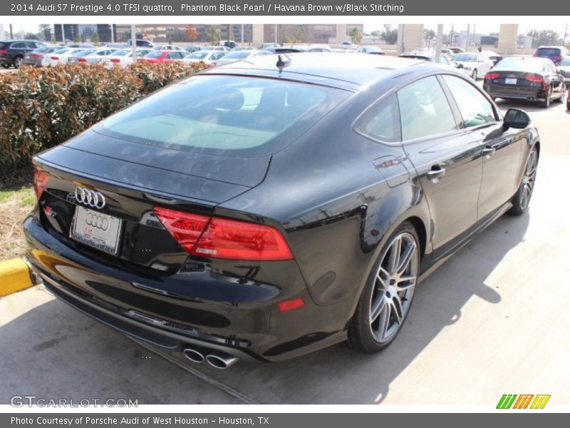Phantom Black Pearl / Havana Brown w/Black Stitching 2014 Audi S7 Prestige 4.0 TFSI quattro