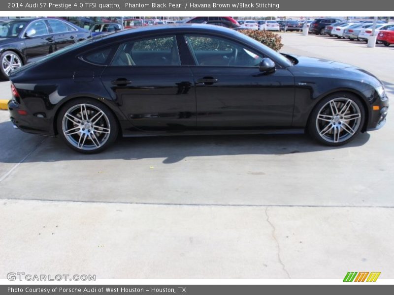 Phantom Black Pearl / Havana Brown w/Black Stitching 2014 Audi S7 Prestige 4.0 TFSI quattro