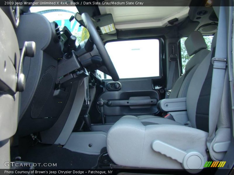 Black / Dark Slate Gray/Medium Slate Gray 2009 Jeep Wrangler Unlimited X 4x4