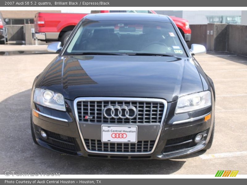 Brilliant Black / Espresso/Black 2007 Audi S8 5.2 quattro