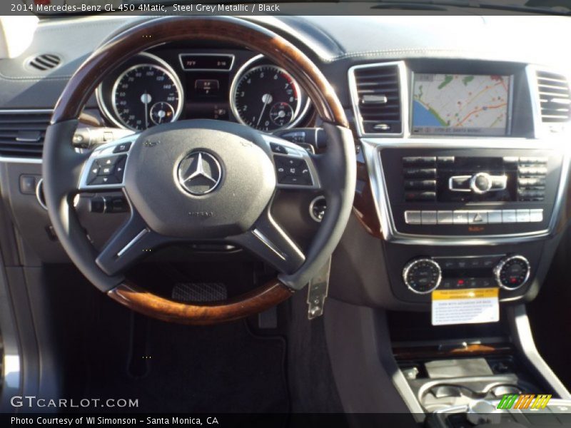 Steel Grey Metallic / Black 2014 Mercedes-Benz GL 450 4Matic