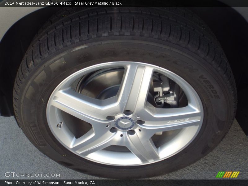 Steel Grey Metallic / Black 2014 Mercedes-Benz GL 450 4Matic