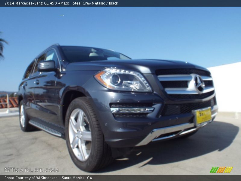 Steel Grey Metallic / Black 2014 Mercedes-Benz GL 450 4Matic