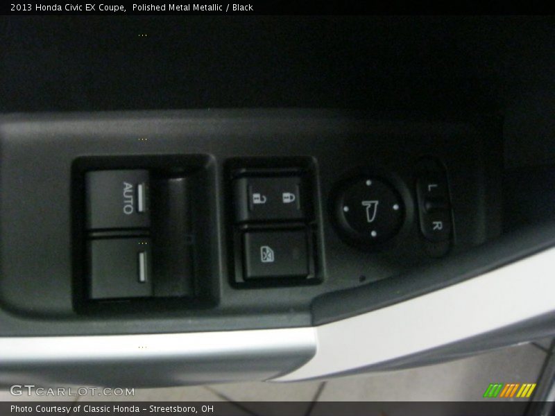 Polished Metal Metallic / Black 2013 Honda Civic EX Coupe