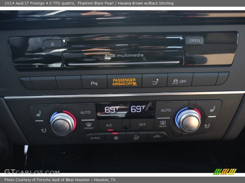 Phantom Black Pearl / Havana Brown w/Black Stitching 2014 Audi S7 Prestige 4.0 TFSI quattro