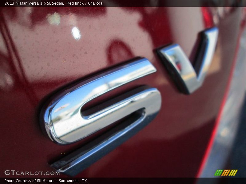 Red Brick / Charcoal 2013 Nissan Versa 1.6 SL Sedan