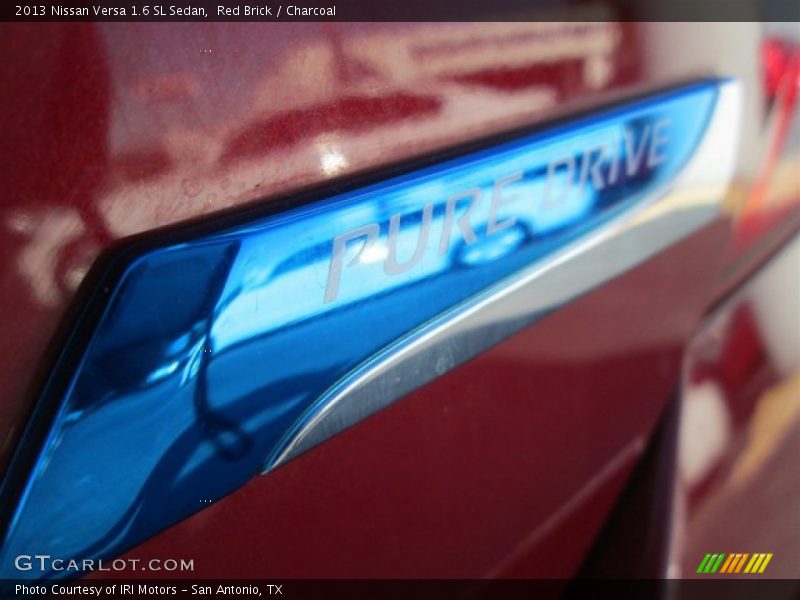 Red Brick / Charcoal 2013 Nissan Versa 1.6 SL Sedan