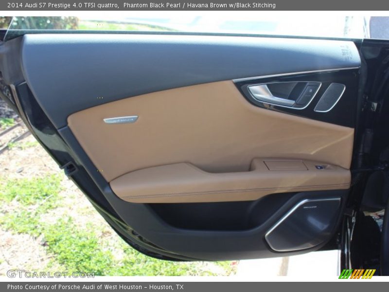 Phantom Black Pearl / Havana Brown w/Black Stitching 2014 Audi S7 Prestige 4.0 TFSI quattro