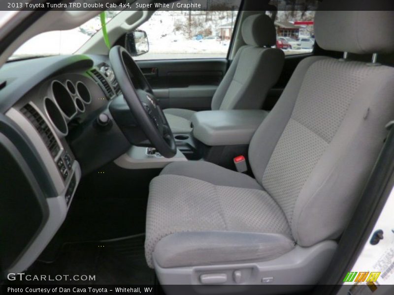 Super White / Graphite 2013 Toyota Tundra TRD Double Cab 4x4