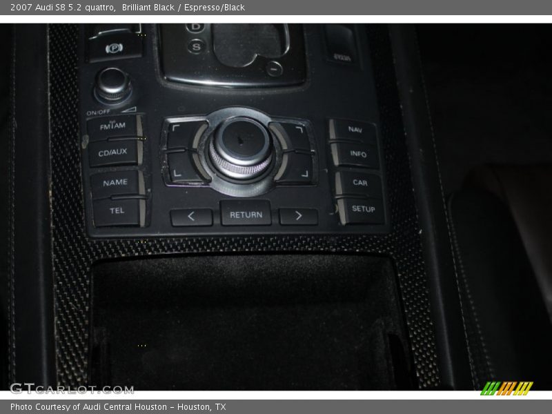Brilliant Black / Espresso/Black 2007 Audi S8 5.2 quattro