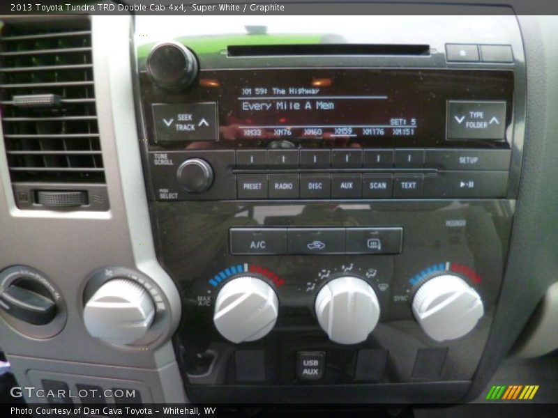 Super White / Graphite 2013 Toyota Tundra TRD Double Cab 4x4