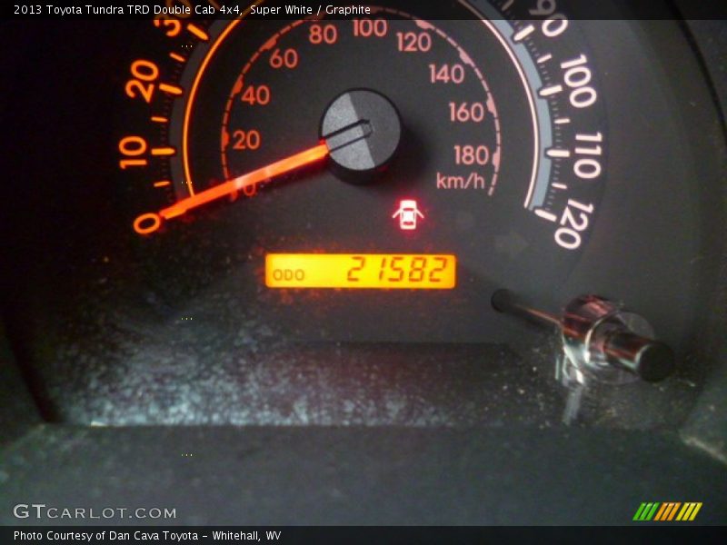 Super White / Graphite 2013 Toyota Tundra TRD Double Cab 4x4
