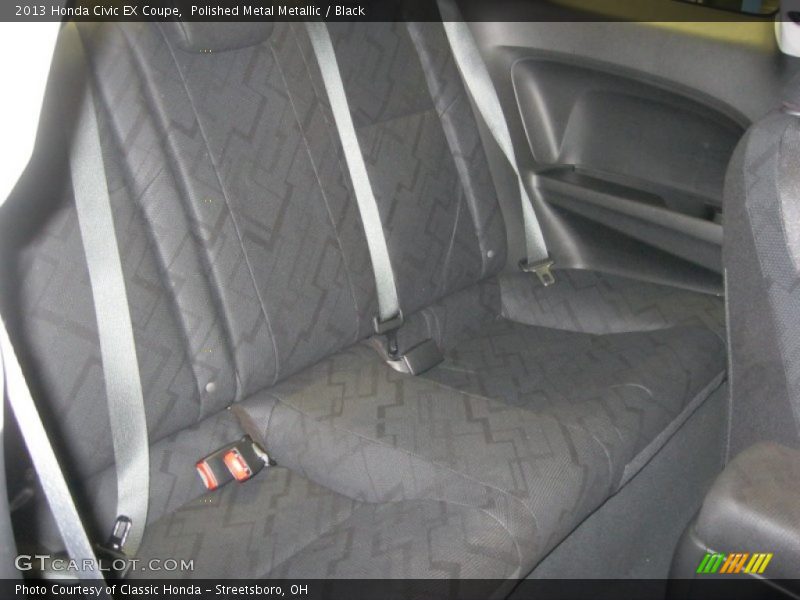 Polished Metal Metallic / Black 2013 Honda Civic EX Coupe