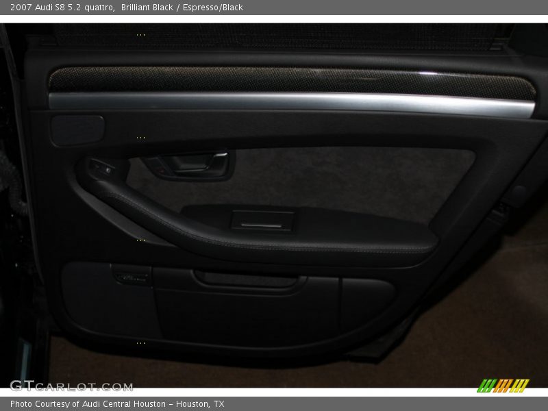 Brilliant Black / Espresso/Black 2007 Audi S8 5.2 quattro