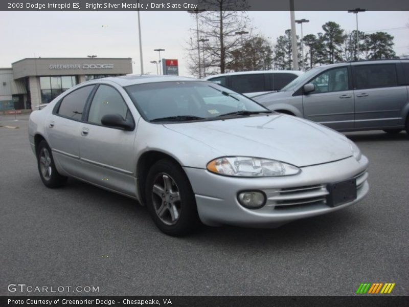 Bright Silver Metallic / Dark Slate Gray 2003 Dodge Intrepid ES
