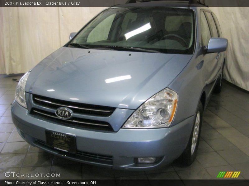 Glacier Blue / Gray 2007 Kia Sedona EX