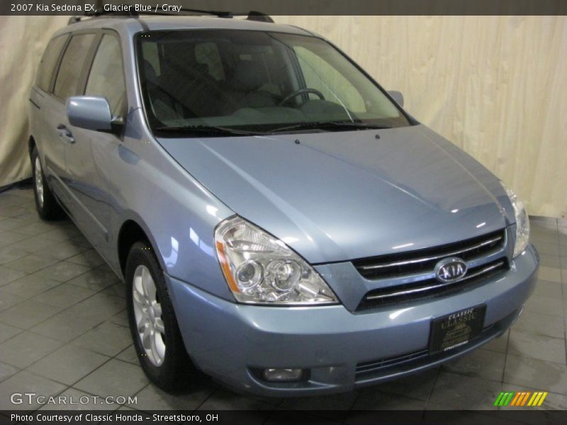 Glacier Blue / Gray 2007 Kia Sedona EX