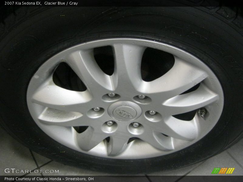Glacier Blue / Gray 2007 Kia Sedona EX