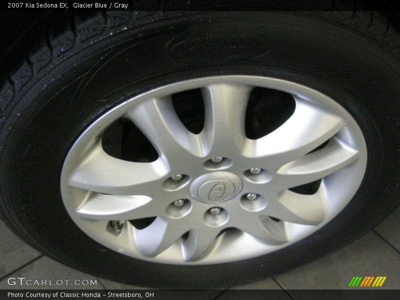 Glacier Blue / Gray 2007 Kia Sedona EX